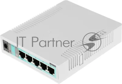 Коммутатор MikroTik CSS106-5G-1S, 5×1 Гбит/с + 1×1 Гбит/с SFP, управляемый