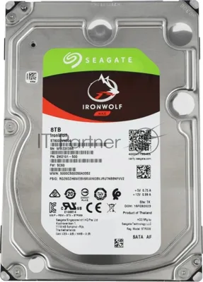 Жесткий диск HDD Seagate IronWolf 8Tb 7200rpm SATA 256Mb 3.5"