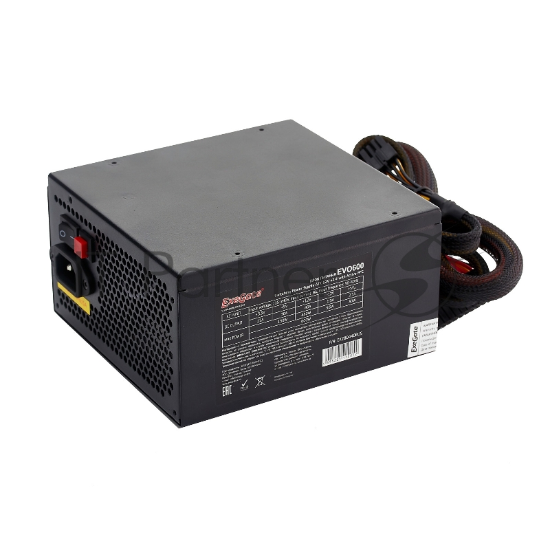 Блок питания ExeGate EVO800 (EX280441RUS), 800Вт, 120мм, модульный, черный