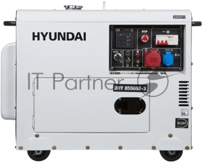Электрогенератор дизельный Hyundai DHY 8500SE-3, 7.2 кВт, 72 дБ, 169 кг