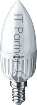 Лампа светодиодная Navigator NLL-P-C37-5-230-4K-E14-FR