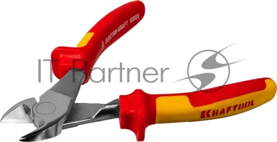 Бокорезы KRAFTOOL 2202-6-18_z01  electro-kraft усил. cr-mo сталь двухкомп. рукоят. хром. покр. 180мм