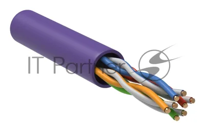 Витая пара ITK LC1-C5E04-126 U/UTP кат.5E 4x2x24AWG LSZH фиолетовый (305м)