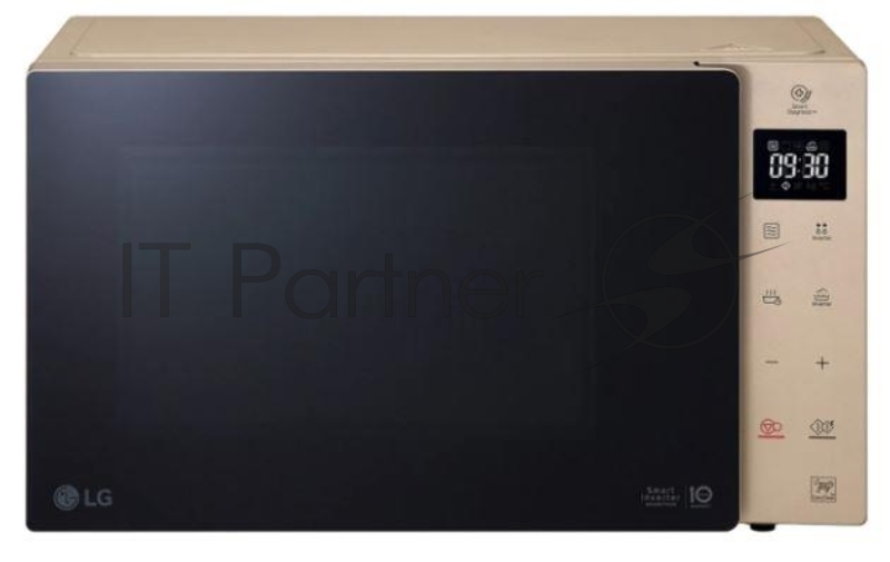 Микроволновая печь LG MW25R35GISH пепельно-бежевый, 25 л, 1000 Вт, переключатели - сенсор