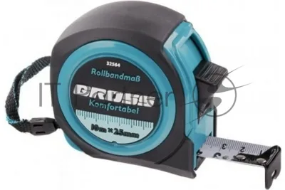 Рулетка Gross 32564 Komfortabel, 10 м х 25 мм обрезиненный корпус