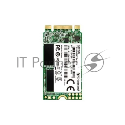 Накопитель SSD  Transcend 512Gb MTS430  (SATA3, up to 560/500MBs, 85000 IOPs, 3D TLC, 22х42мм)