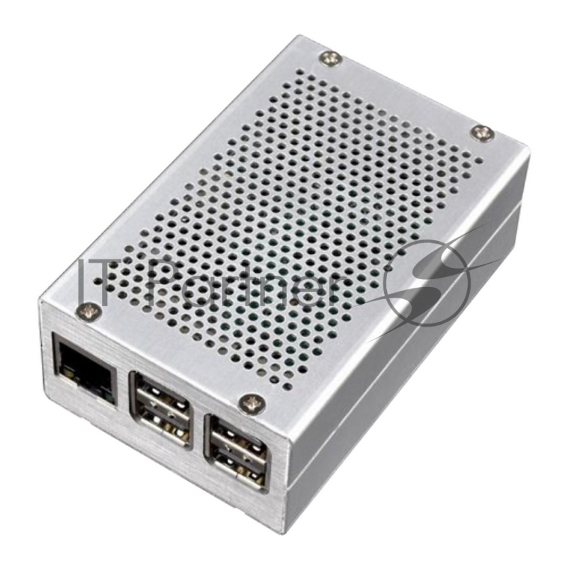 Корпус ACD Heat Dispersion Metal Aluminium Alloy Case for Raspberry Pi 3, Silver RA193