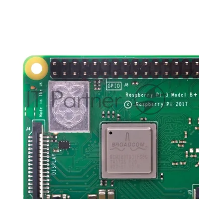 Мини ПК Raspberry Pi 3 Model B+ (RA433, E14 Version) Retail, 1Gb RAM, Cortex-A53 (ARMv8) 64-bit SoC @ 1.4GHz Broadcom BCM2837B0 CPU, WiFi, Bluetooth, 40-pin extended GPIO, 4x USB 2.0, HDMI, CSI camera port, DSI displ.port, MicroSD port (137-3331), (БП и корпус