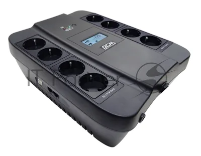 Источник бесперебойного питания Powercom Spider SPD-1100U LCD 605Вт 1100ВА черный