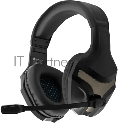 Гарнитура Oklick HS-L370G чёрный, проводная, 3.5 мм