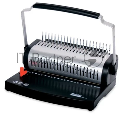 Переплетчик Office Kit B2121 A4/перф.20л.сшив/макс.500л./пластик.пруж. (6-51мм)