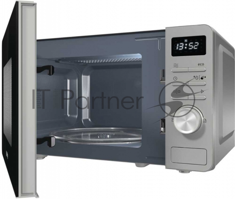 Микроволновая печь Gorenje MO20A3X нержавеющая сталь, 20 л, 800 Вт, переключатели - электронное управление