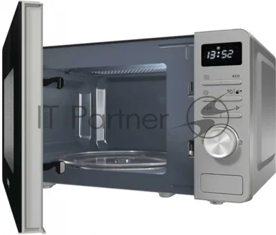 Микроволновая печь Gorenje MO20A3X нержавеющая сталь, 20 л, 800 Вт, переключатели - электронное управление