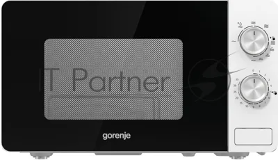 Микроволновая печь Gorenje MO20E2W белый, 20 л, 800 Вт, переключатели - поворотный механизм