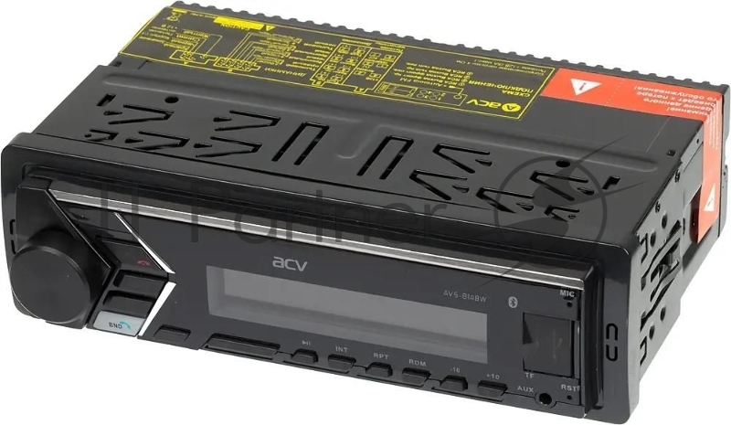 Автомагнитола ACV AVS-814BW, 1 DIN, Bluetooth, USB Type-A, AUX