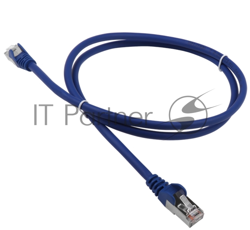 Патч-корд Lanmaster LSZH FTP кат.5e, 1.0 м, синий