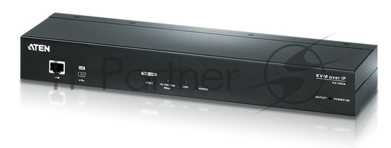 Переключатель ATEN 1L/Remote 1P VGA KVM over IP SW. W/PDU