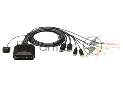 Переключатель ATEN 2 PORT USB DP KVM SWITCH.