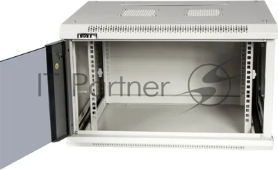 Шкаф настенный серии Pro, 15U 600x600, стеклянная дверь