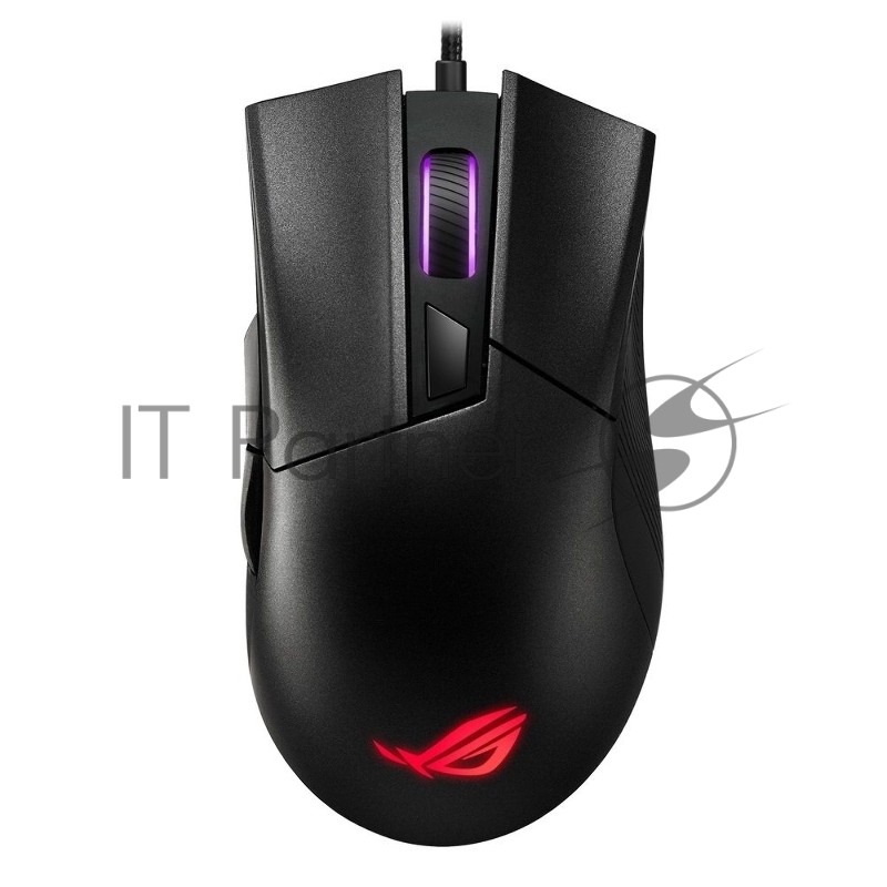 Мышь проводная ASUS ROG Gladius II Core черный, 6200 dpi, USB, кнопки - 6