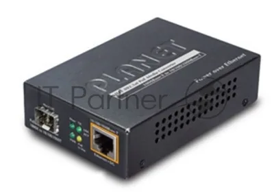 GTP-805A Медиаконвертер IEEE802.3af/at PoE 10/100/1000Base-T to MiniGbIC (SFP) Converter