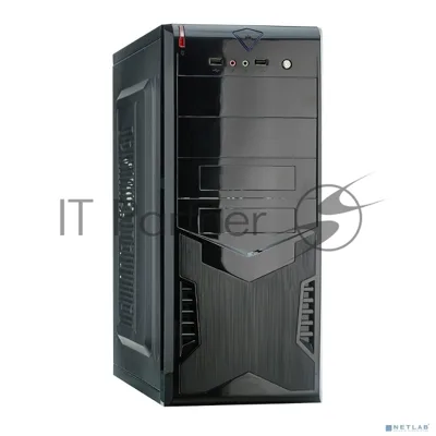 Компьютерный корпус ExeGate EX280388RUS Miditower ExeGate CP-604 Black, ATX, (CP450W, 80мм), 2хUSB, Audio