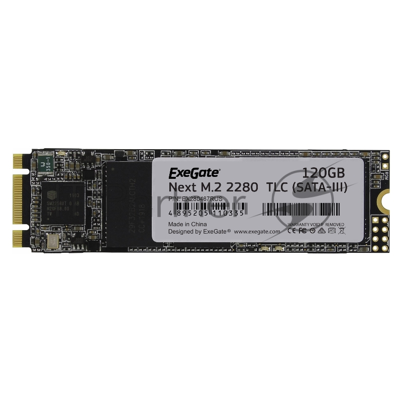 Накопитель SSD ExeGate EX280467RUS A2000MNext 120 Gb M.2 2280 3D TLC (SATA-III)