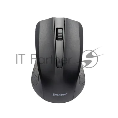 Мышь беспроводная ExeGate Professional Standard SR-9023 черный, 1200 dpi, радиоканал, USB, кнопки - 3
