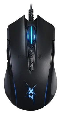 Мышь проводная A4Tech X89 черный, 2400 dpi, USB, кнопки - 8