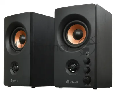 Акустическая система Oklick OK-164 2.0 черный 30Вт
