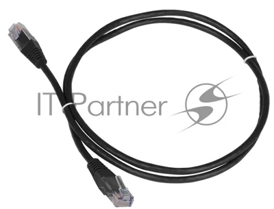 Патч-корд TWT UTP cat.5e, с заливными колпачками, 7.0 м, черный