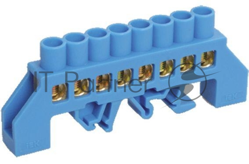 Шина нулевая IEK YNN10-812-8DP-K07 в комб DIN-изол "Стойка" ШНИ-8х12-8-КС-С IEK