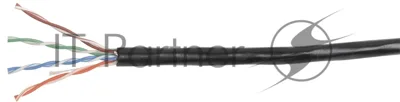 Витая пара U/UTP кат.5E 4x2x24AWG LSZH черный (305м) ITK LC3-C5E04-129