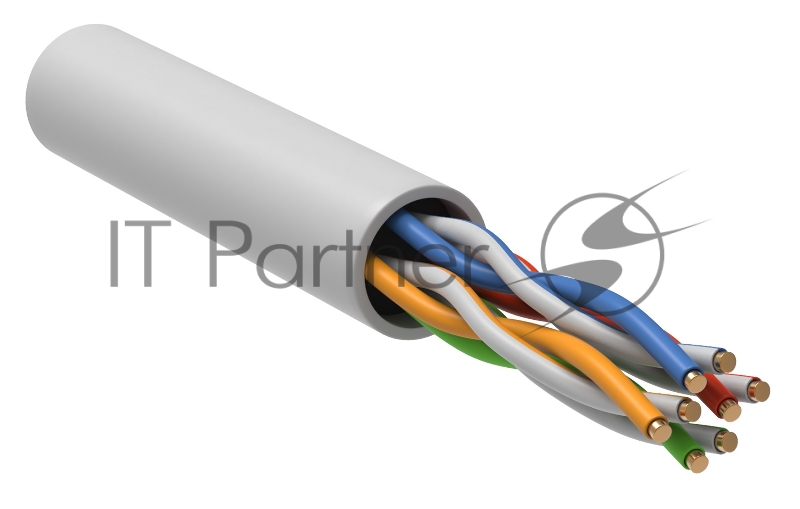 Кабель витая пара U/UTP кат.5e 4х2х24AWG solid LSZH GENERICA белый 305м (м) ITK