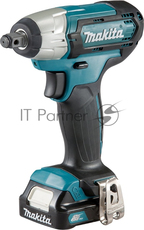 Гайковерт ак(уд)Makita TW141DWAE 12В,2х2Ач Li-ion,0-3200у\м,145Нм,квадрат 1\2",1.1кг,чем,подсв,M8-M16