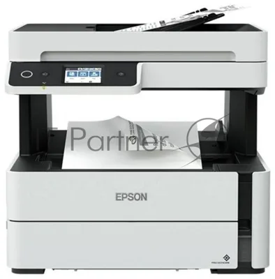 МФУ струйное EPSON M3170 (C11CG92405), А4, ч/б, печ. 39 стр/мин., 1200 x 2400 DPI, Wi-Fi, Ethernet, USB