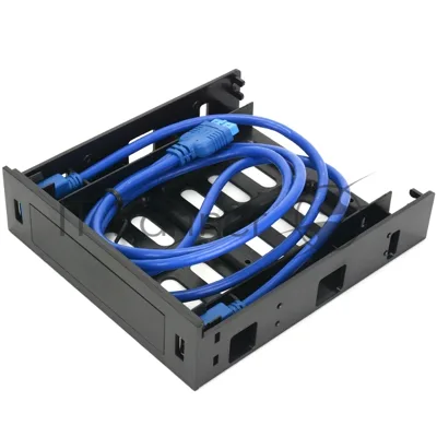 Панель с двумя портами USB 3.0 в слот 5.25 компьютерного корпуса и слот 1x3.5/2x2.5 CMU3-B5