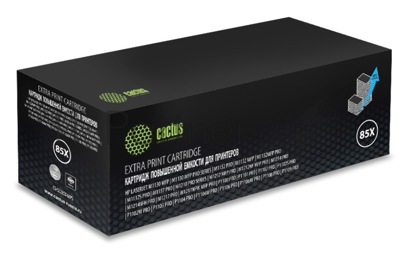 Картридж лазерный Cactus CS-CE285X-MPS черный (3000 стр.) для HP LJ M1130 MFP/M1132MFP Pro/P1102s Pro/P1103 Pro