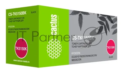 Картридж лазерный Cactus CS-TK5150BK черный (12000 стр.) для Kyocera Ecosys M6035cidn/P6035cdn