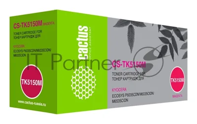 Картридж лазерный Cactus CS-TK5150M пурпурный (10000 стр.) для Kyocera Ecosys M6035cidn/P6035cdn
