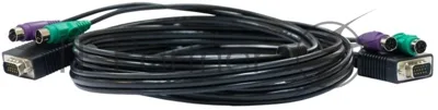 Кабель D-Link DKVM-CB3/A3A KVM длиной 3 м с разъемами PS2