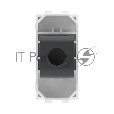 Компьютерная розетка RJ-45 кат.5Е (разъем PcNet), белая, 1мод. ДКС 76654B
