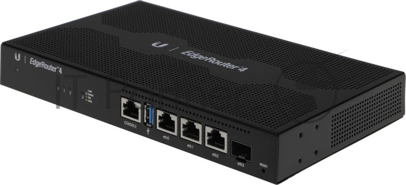 Маршрутизатор Ubiquiti ER-4-EU EdgeRouter 4 4 ядра (1 ГГц), 3х 1G RJ45, 1х SFP