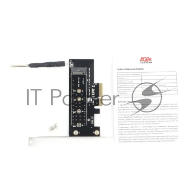 Адаптер AgeStar AS-MC01 PCI-E для M.2 NGFF SSD
