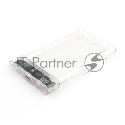 Внешний корпус USB 3.0 2.5" SATAIII HDD/SSD AgeStar 3UB2P4 (TRANSPARENCY) пластик, прозрачный