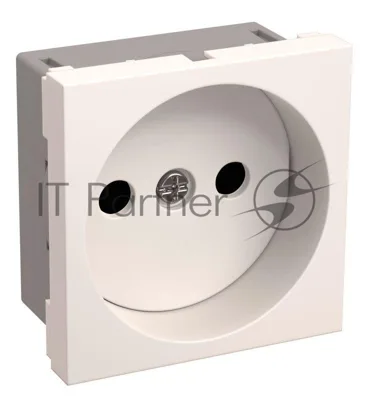 Розетка IEK CKK-40D-RSB2-K01-K РКС-20-20-П-К без з/к 2к (на 2 модуля) ПРАЙМЕР белая IEK