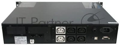 Источник бесперебойного питания Powercom King Pro RM KIN-1200AP LCD 720Вт 1200ВА черный