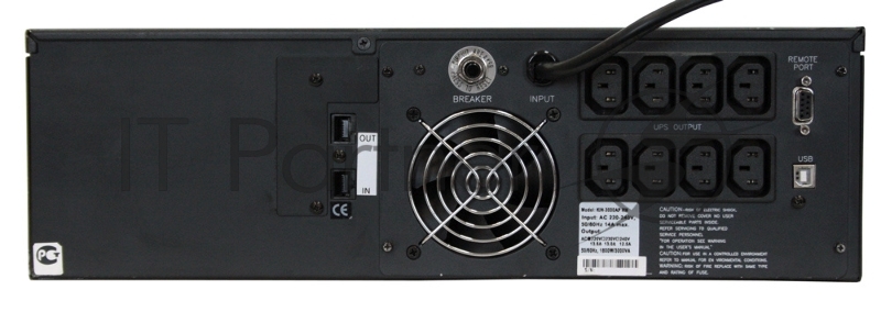 Источник бесперебойного питания Powercom King Pro RM KIN-2200AP LCD 1320Вт 2200ВА черный