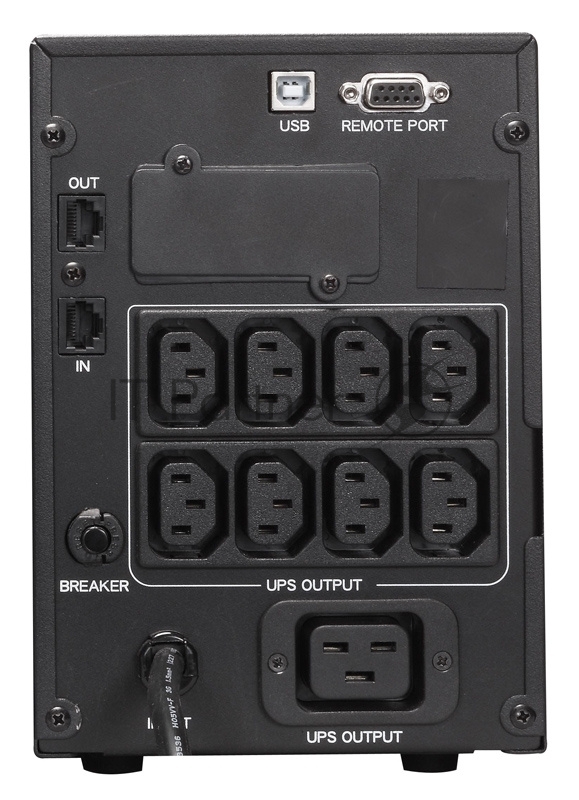 Источник бесперебойного питания Powercom Smart King Pro+ SPT-1500-II LCD 1200Вт 1500ВА черный