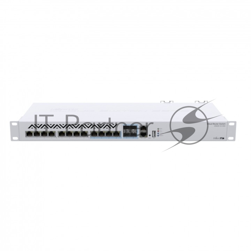 Коммутатор MikroTik CRS312-4C+8XG-RM, 8×10 Гбит/с + 4×10 Гбит/с Combo (SFP+/RJ-45), управляемый